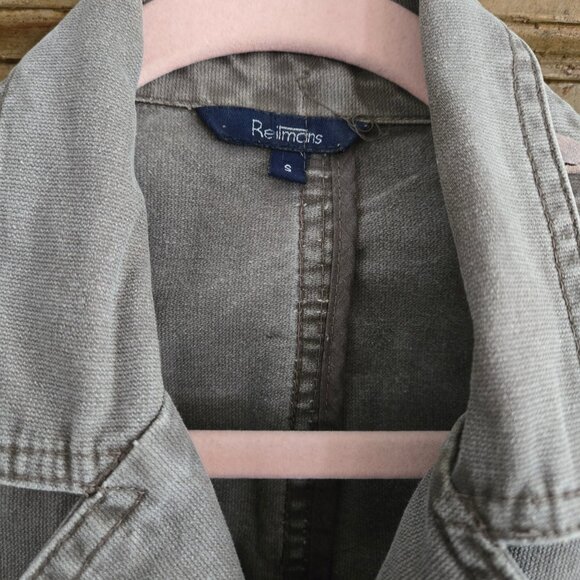 Vintage Upcycled Fairy Grunge Cargo Utility Vest size S Rhinestone Studded Boho - Picture 7 of 13